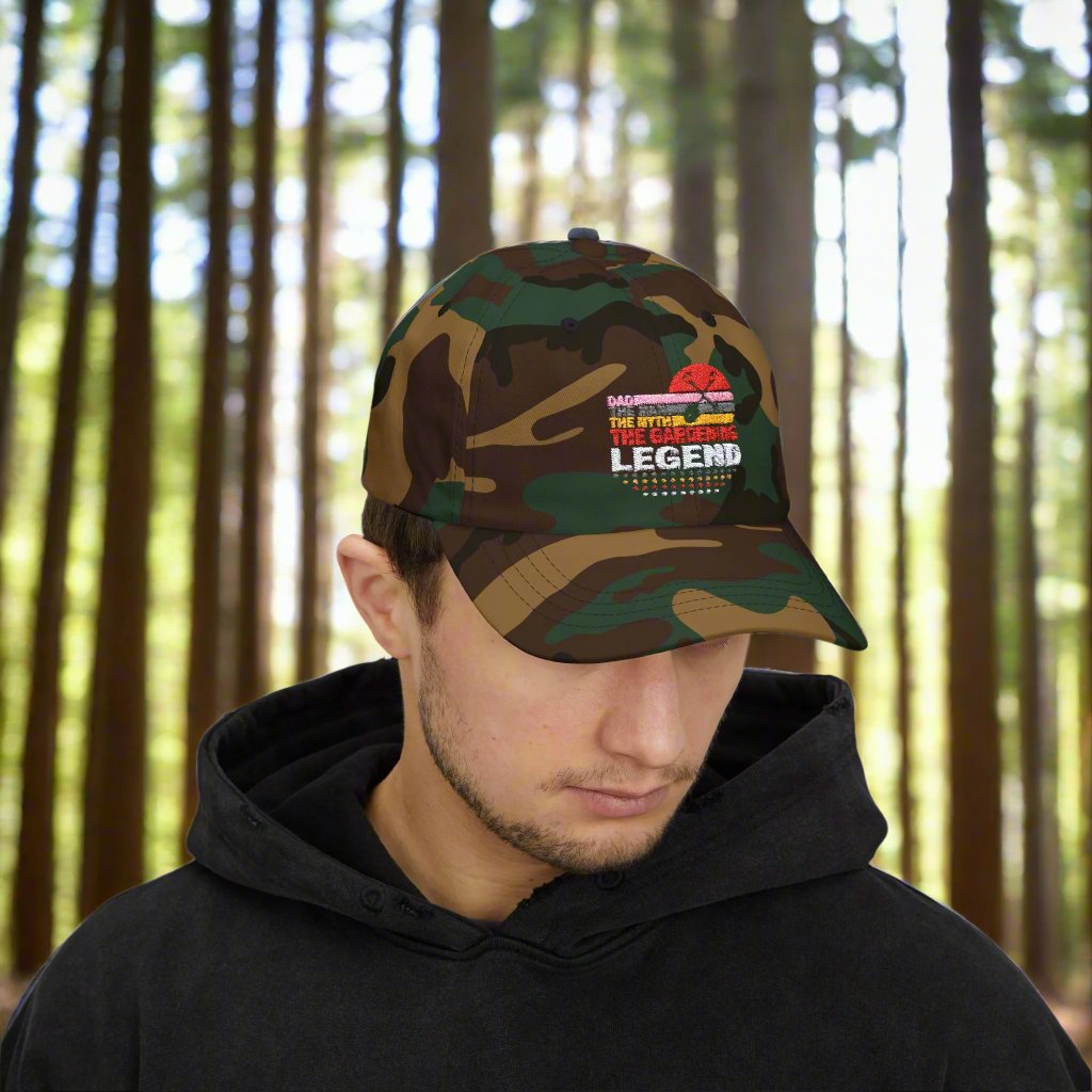 Dad the Man, The Myth, The Gardening Legend Classic Embroidered Dad Cap