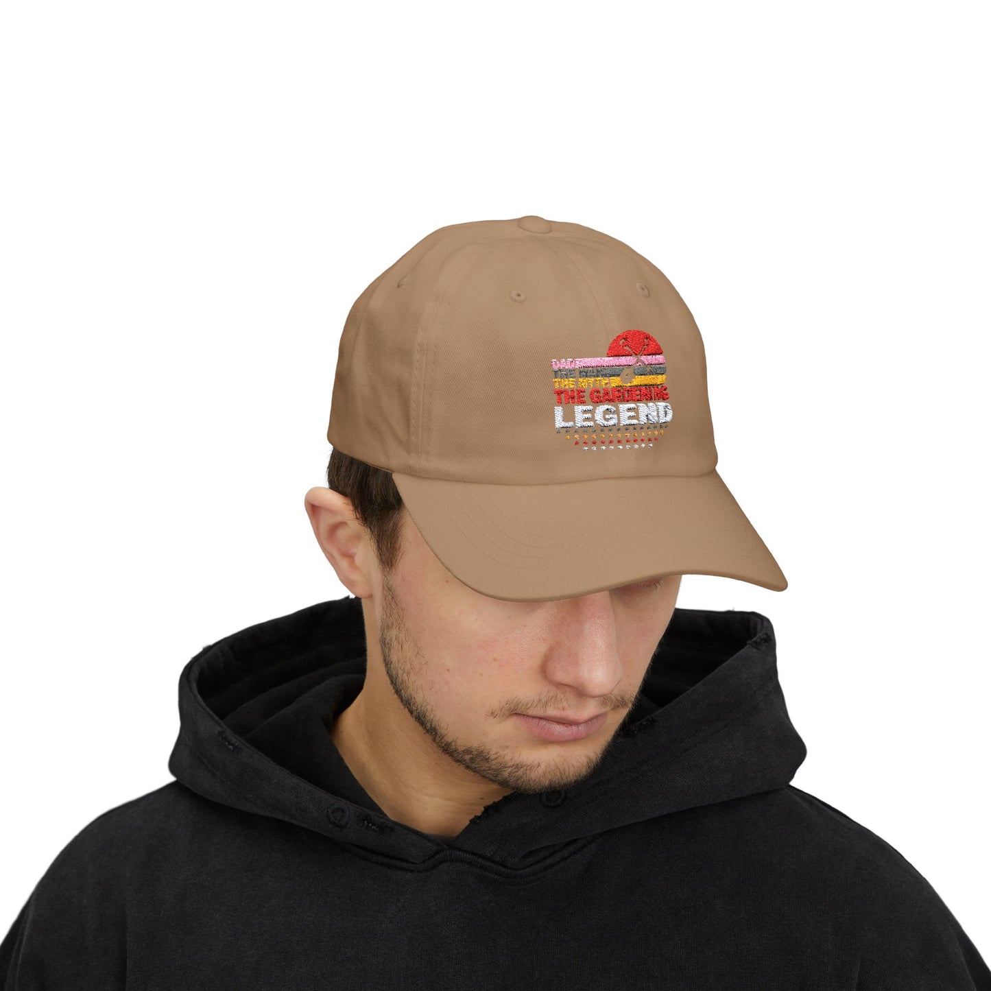 Dad the Man, The Myth, The Gardening Legend Classic Embroidered Dad Cap