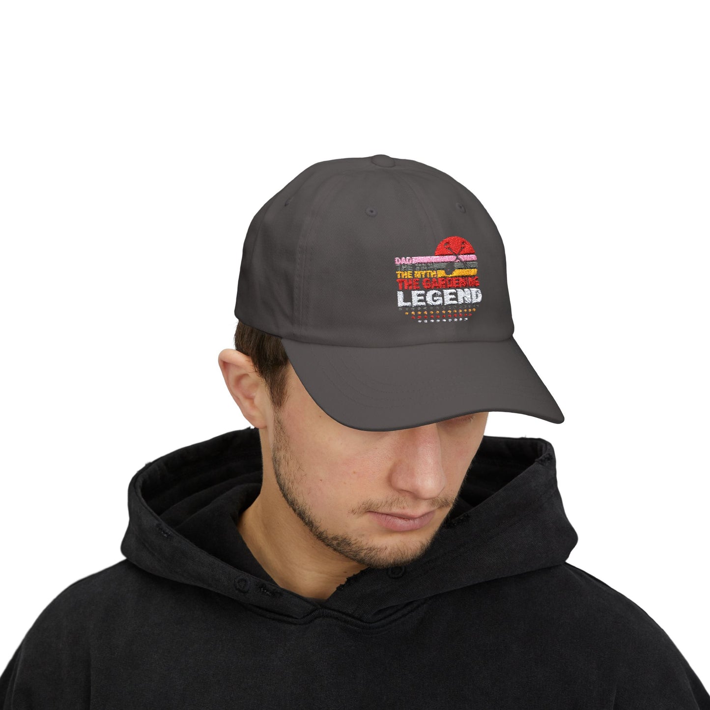 Dad the Man, The Myth, The Gardening Legend Classic Embroidered Dad Cap