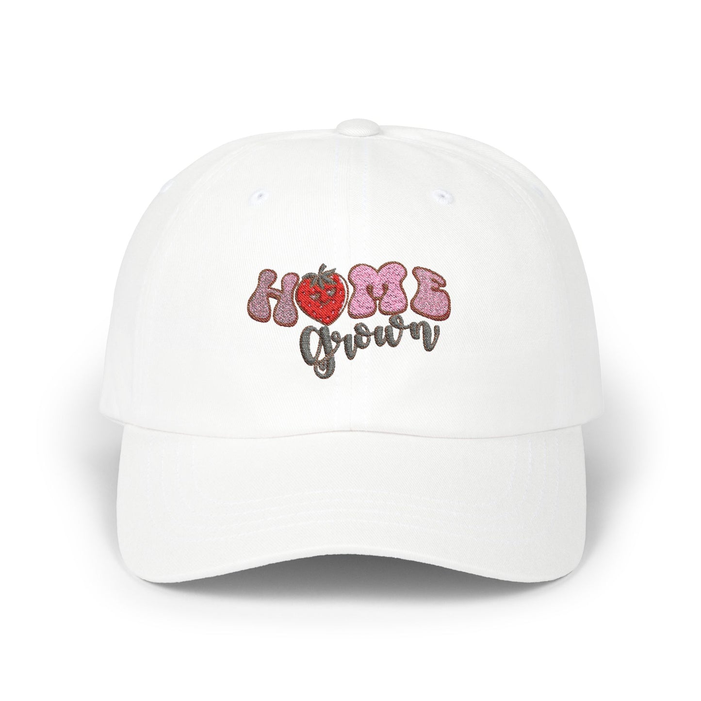 Home Grown Strawberry Classic Embroidered Dad Cap