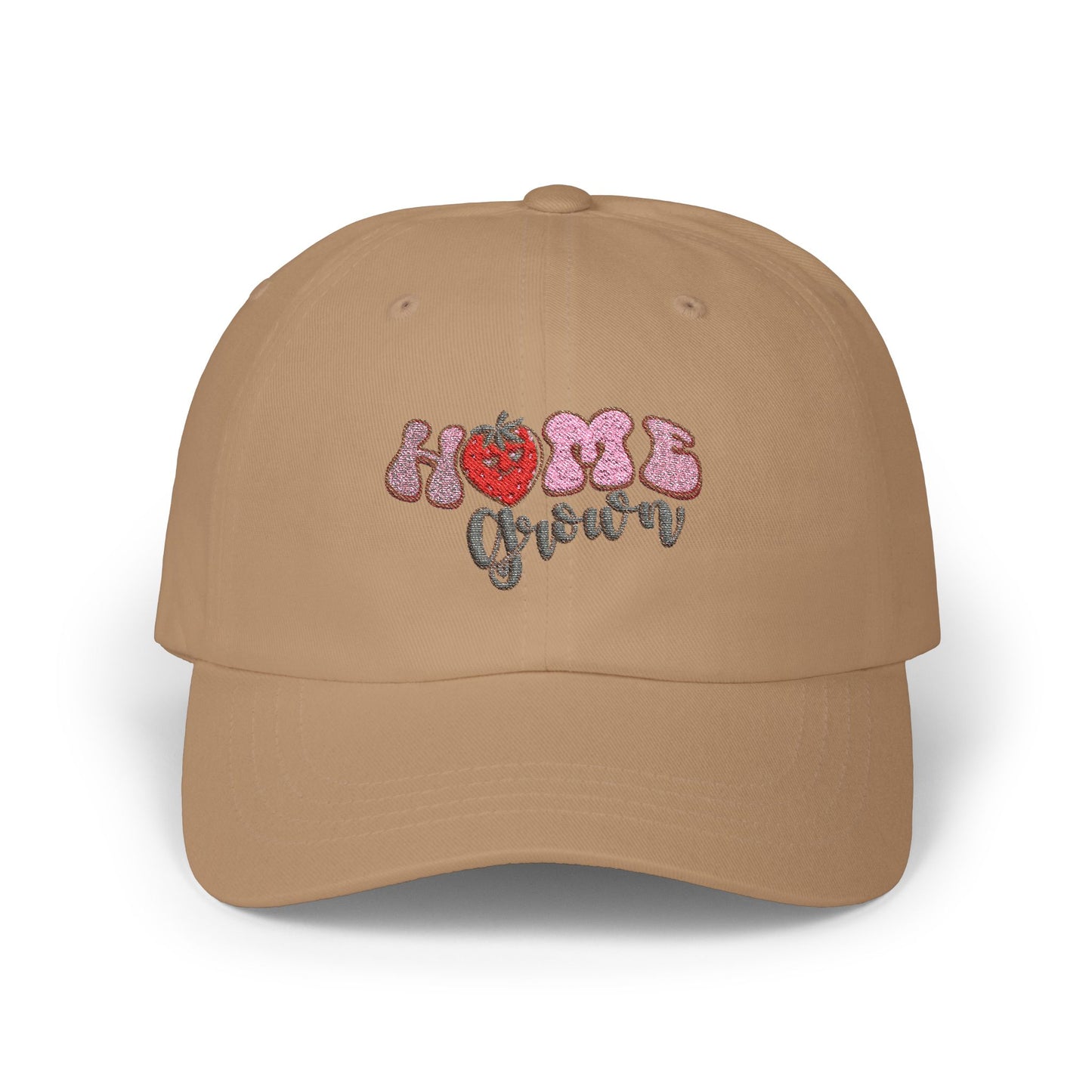 Home Grown Strawberry Classic Embroidered Dad Cap