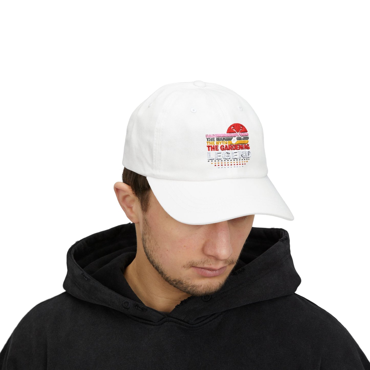 Dad the Man, The Myth, The Gardening Legend Classic Embroidered Dad Cap