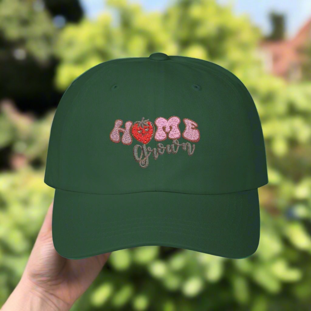 Home Grown Strawberry Classic Embroidered Dad Cap