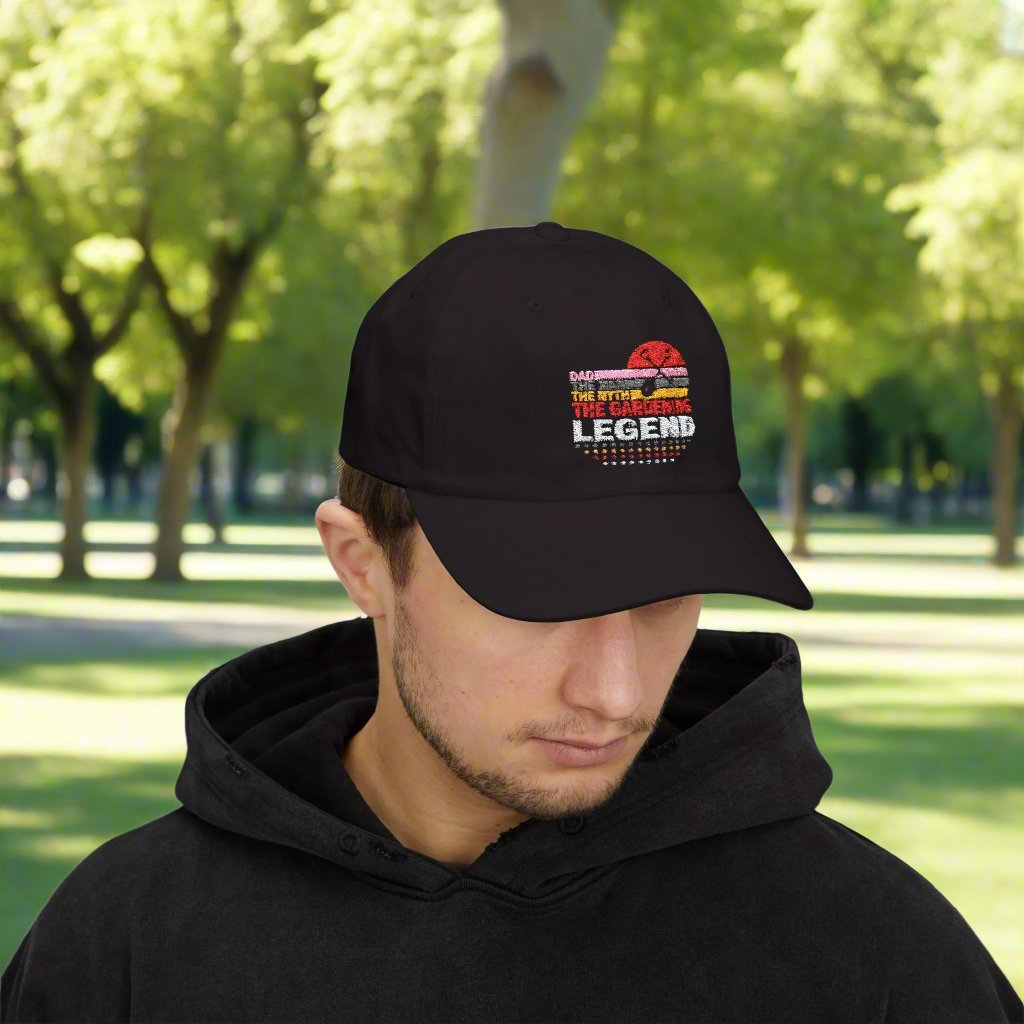 Dad the Man, The Myth, The Gardening Legend Classic Embroidered Dad Cap