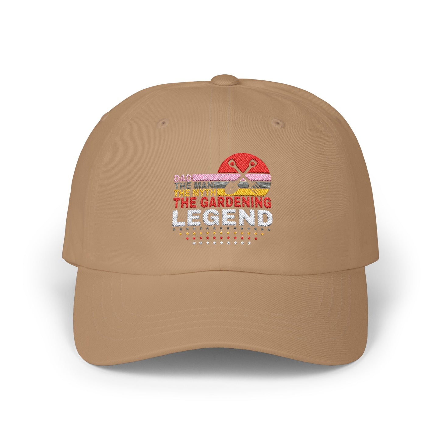 Dad the Man, The Myth, The Gardening Legend Classic Embroidered Dad Cap