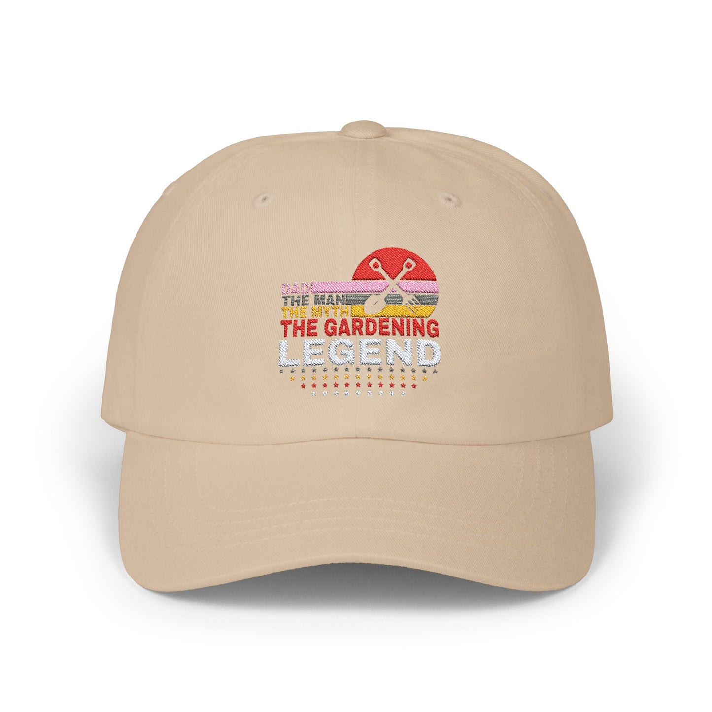 Dad the Man, The Myth, The Gardening Legend Classic Embroidered Dad Cap