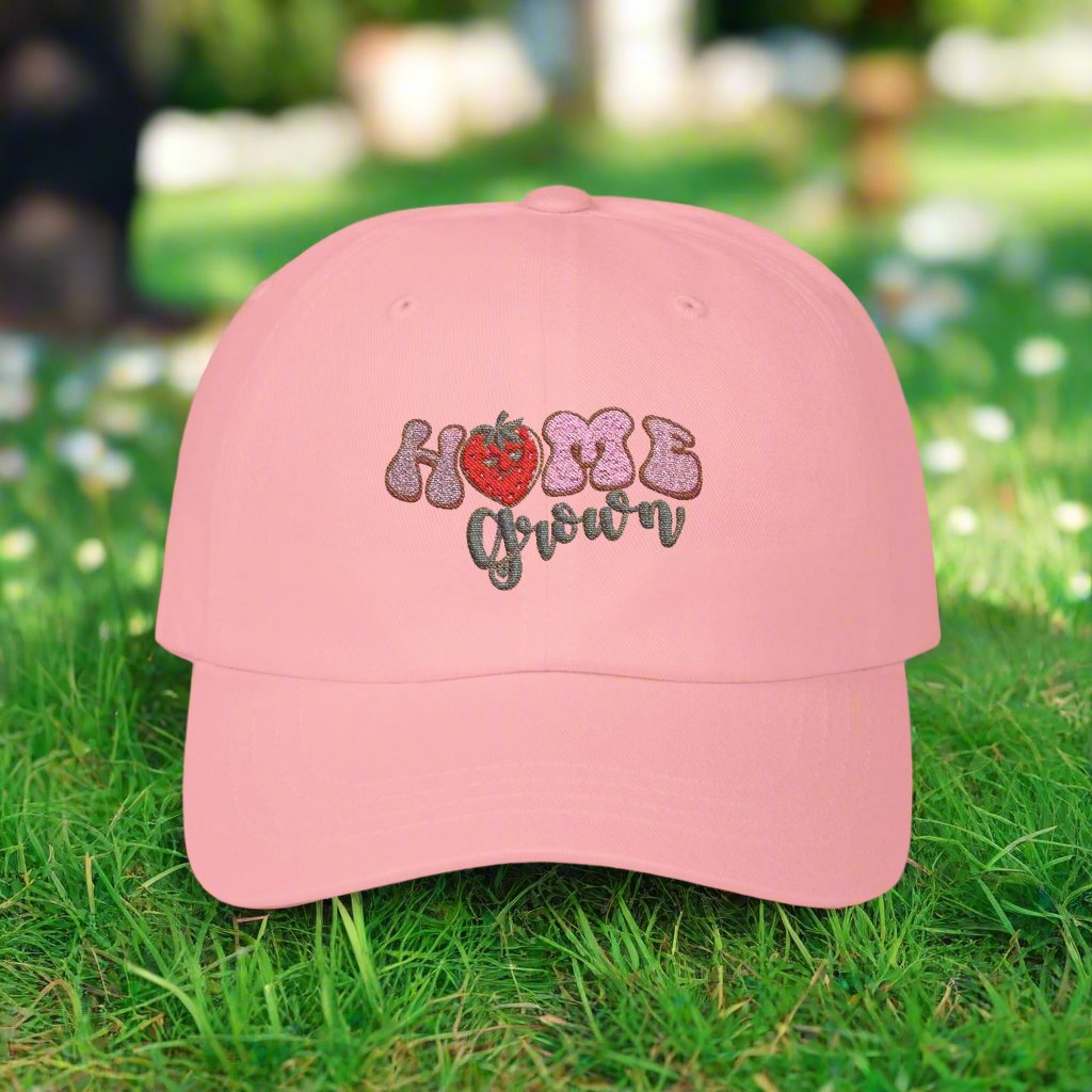 Home Grown Strawberry Classic Embroidered Dad Cap