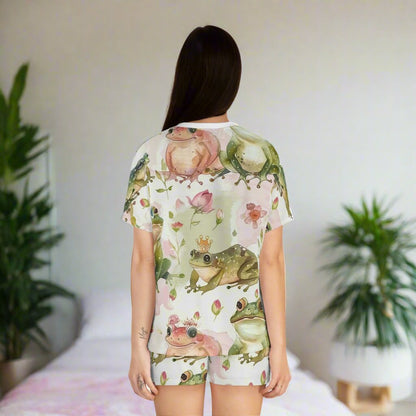 Princess Frog Women's Short Pajama Set