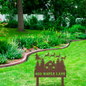 Personalized Christmas Address Garden Stake