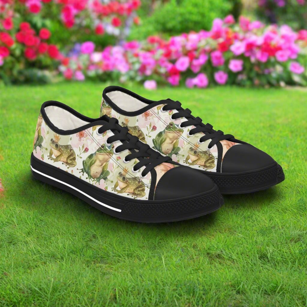 Princess Frog Women's Low Top Sneakers