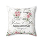 25th Anniversary Pillow