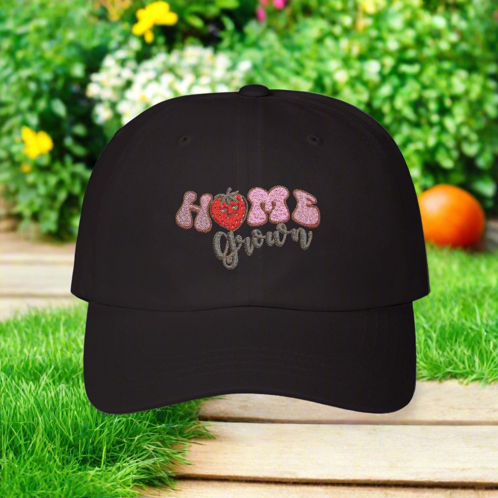 Home Grown Strawberry Classic Embroidered Dad Cap