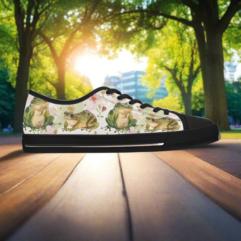 Princess Frog Women's Low Top Sneakers
