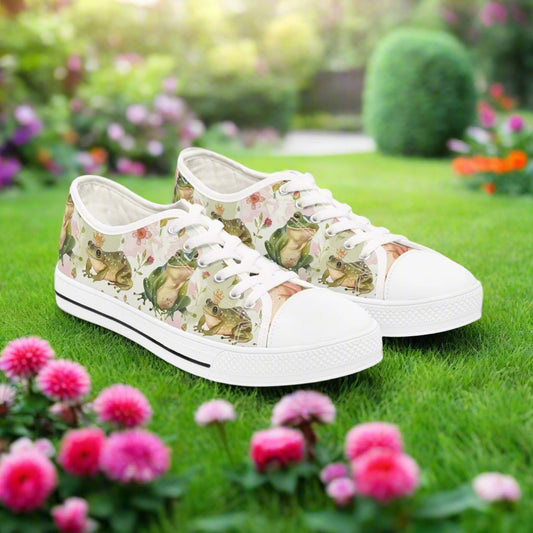 Princess Frog Women's Low Top Sneakers