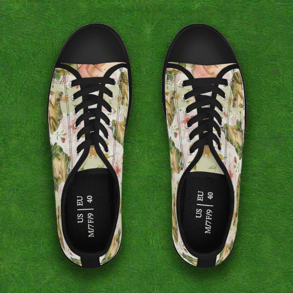 Princess Frog Women's Low Top Sneakers