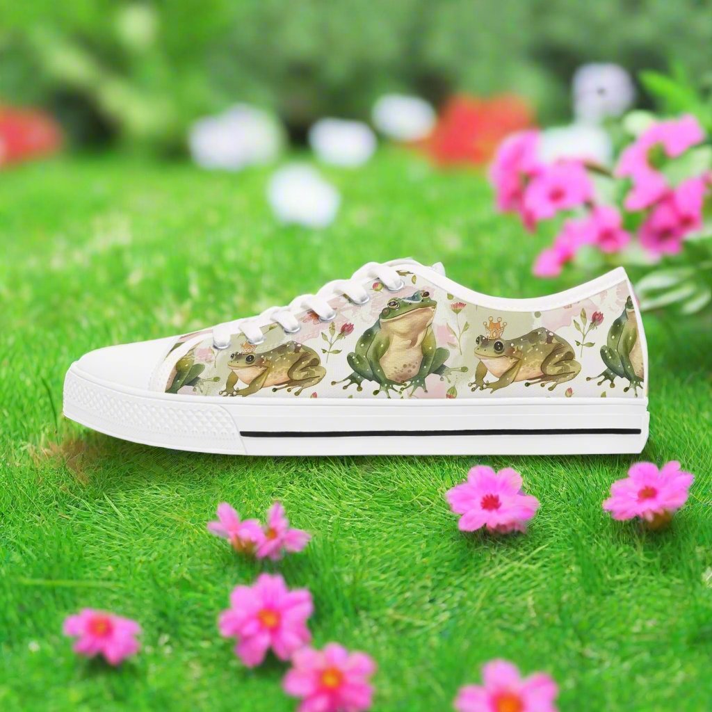 Princess Frog Women's Low Top Sneakers