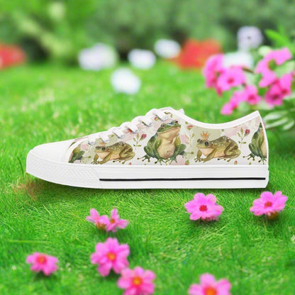 Princess Frog Women's Low Top Sneakers