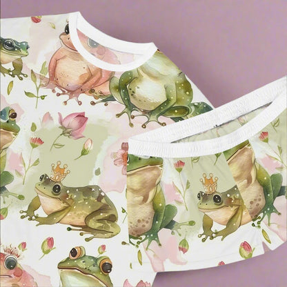 Princess Frog Women's Short Pajama Set
