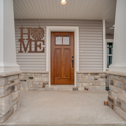 Monstera Leaf Home Sign