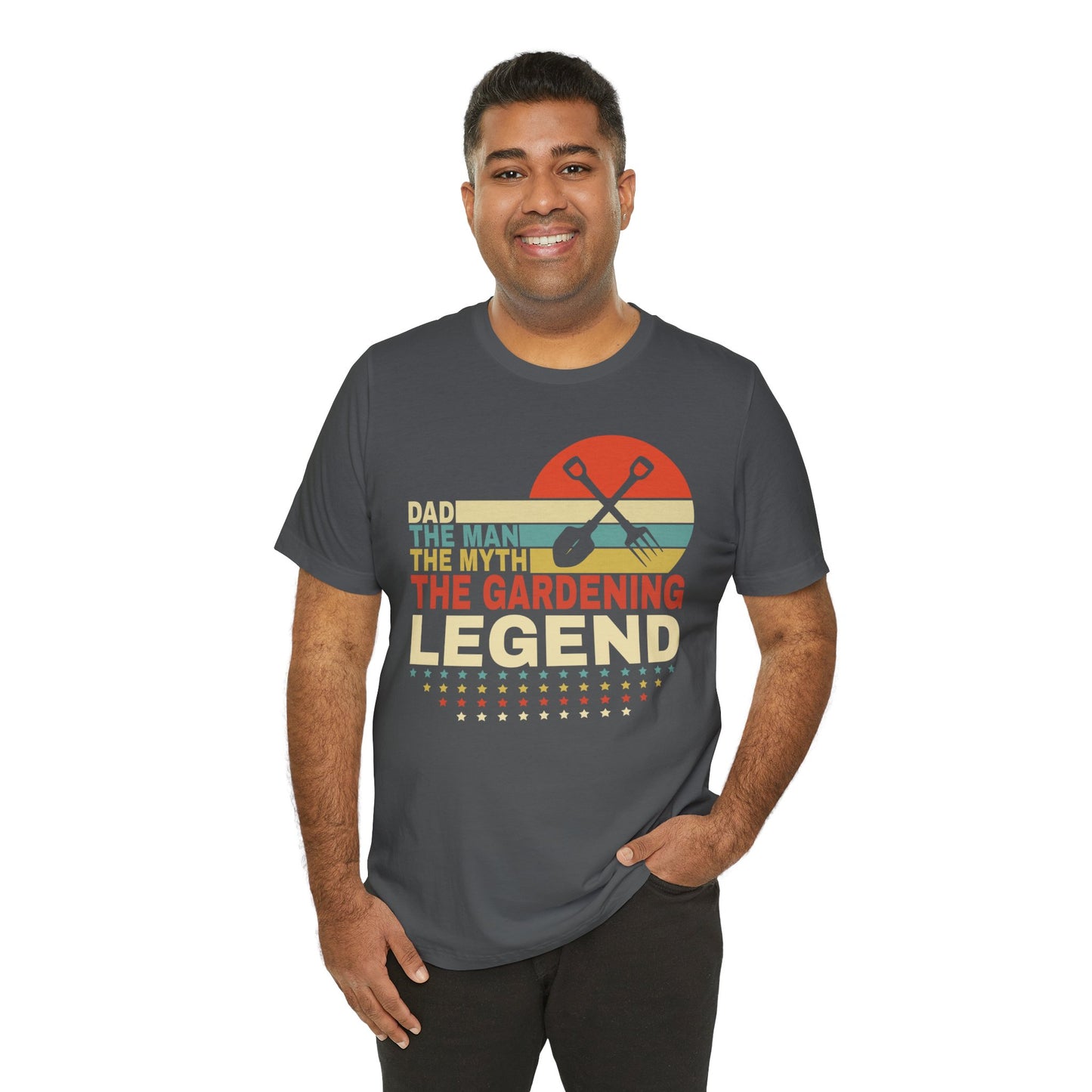 Dad, The Man, The Myth, The Gardening Legend Unisex Jersey Short Sleeve Tee,  Gardening Gift for Dad,