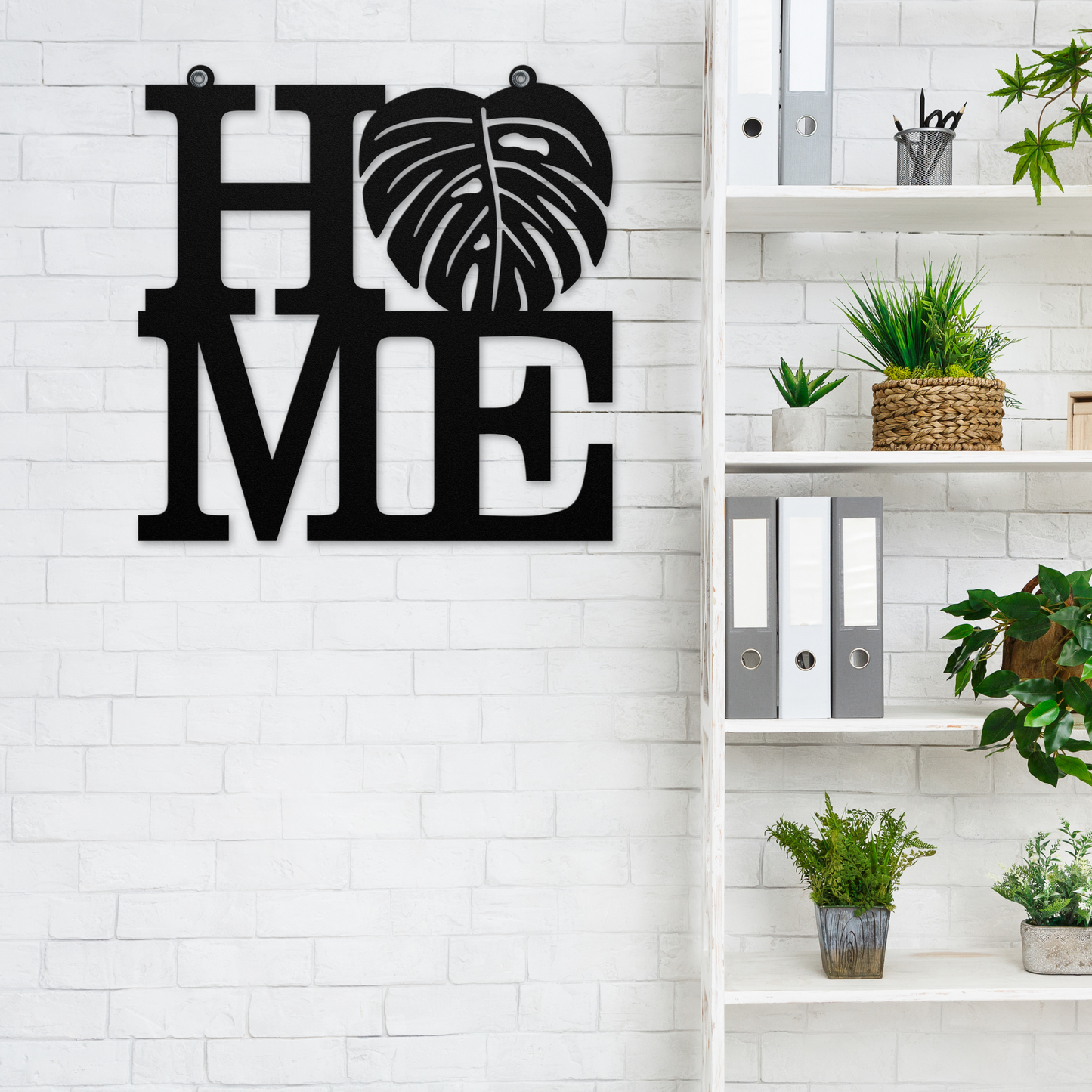 Monstera Leaf Home Sign