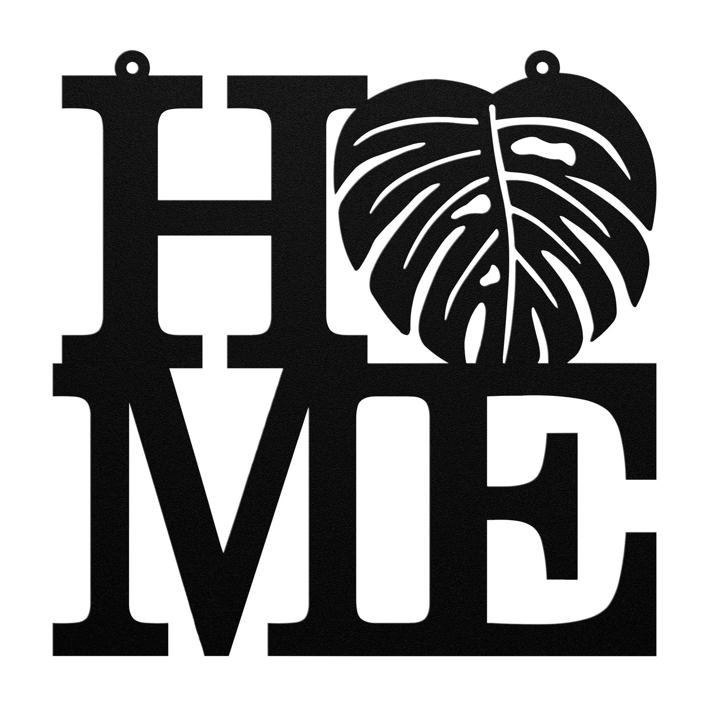 Monstera Leaf Home Sign
