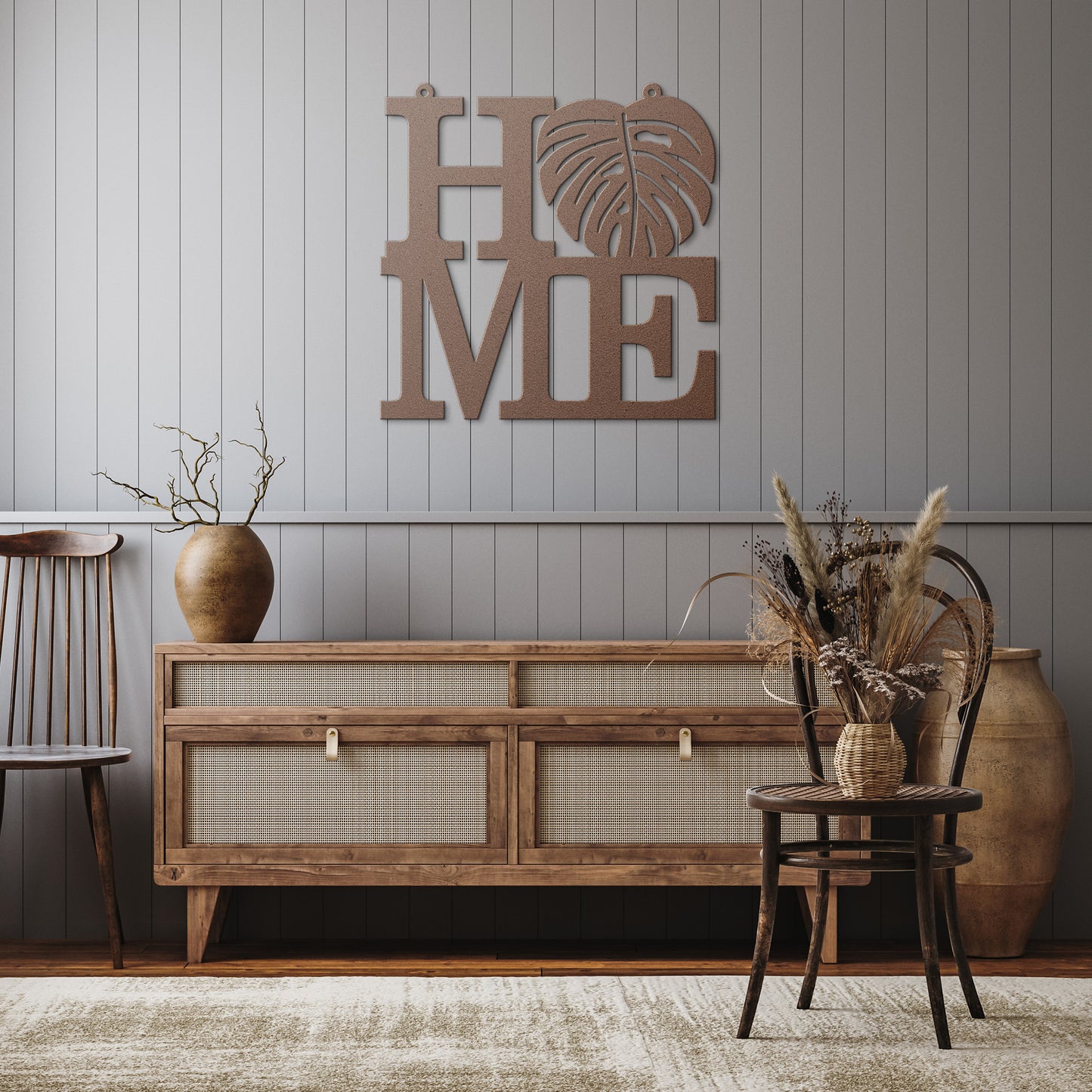 Monstera Leaf Home Sign