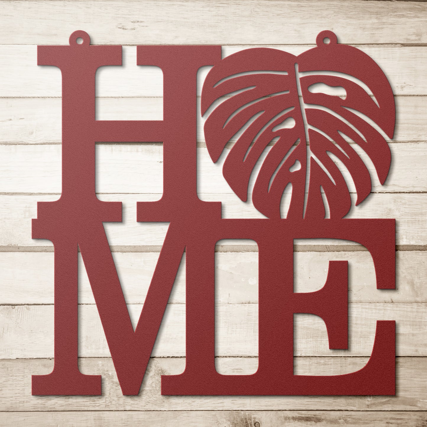 Monstera Leaf Home Sign