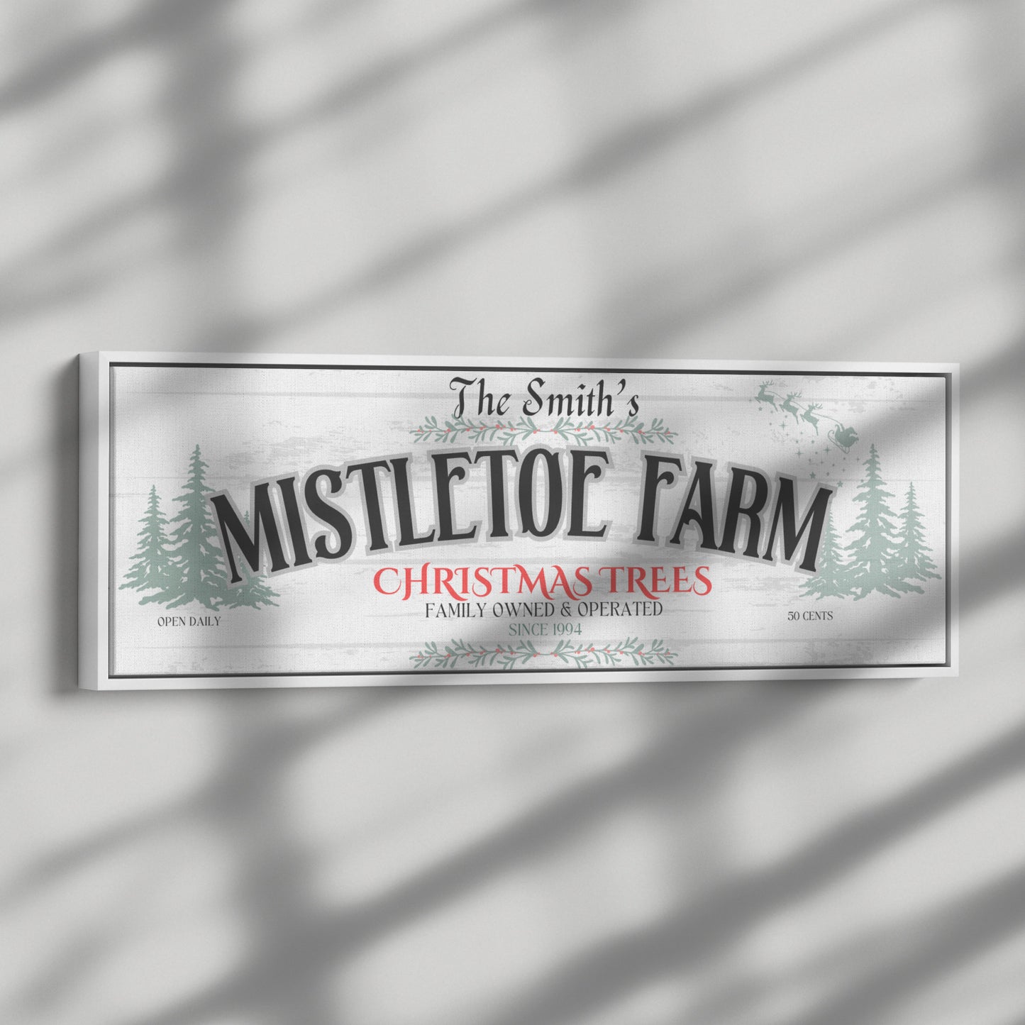 Personalized Christmas Sign