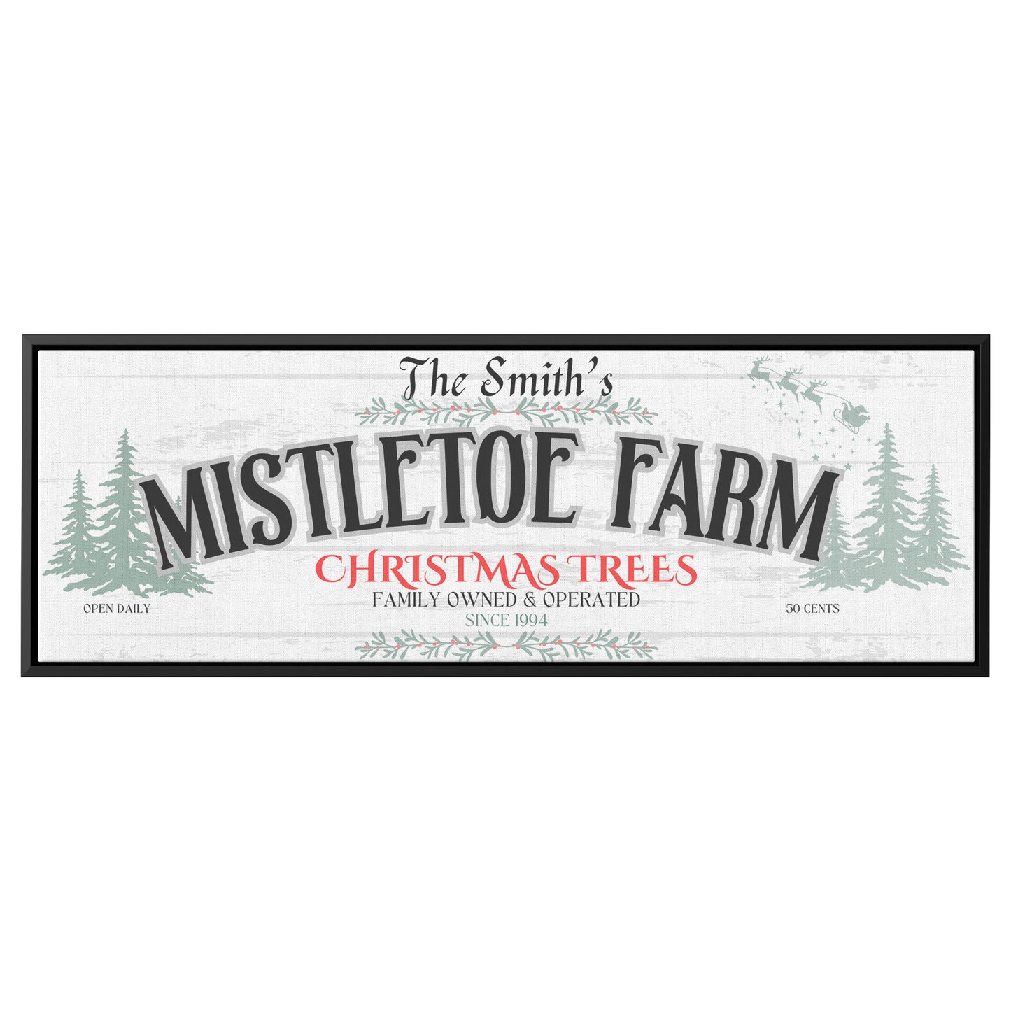 Personalized Christmas Sign