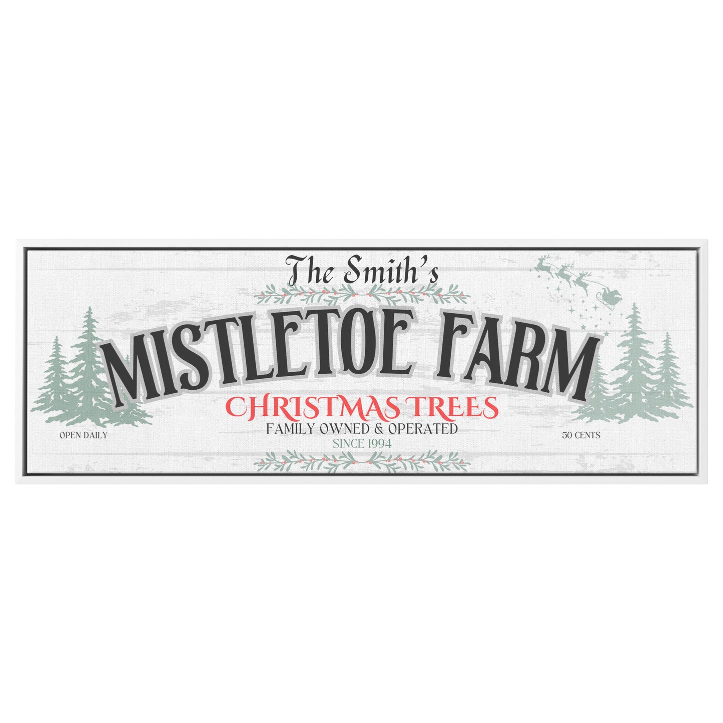 Personalized Christmas Sign