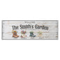 Personalized Garden Family Canvas Sign; Custom Family Wall Art