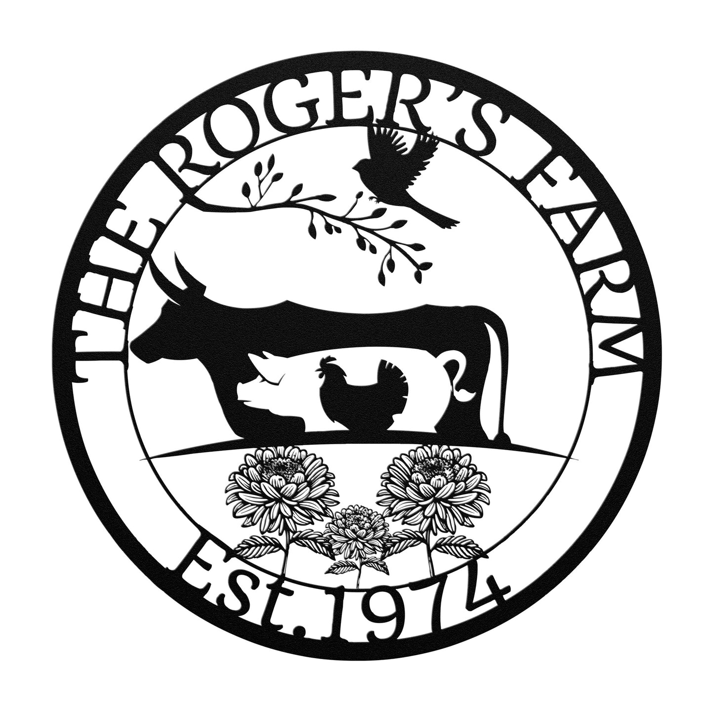 Personalized Farm Sign