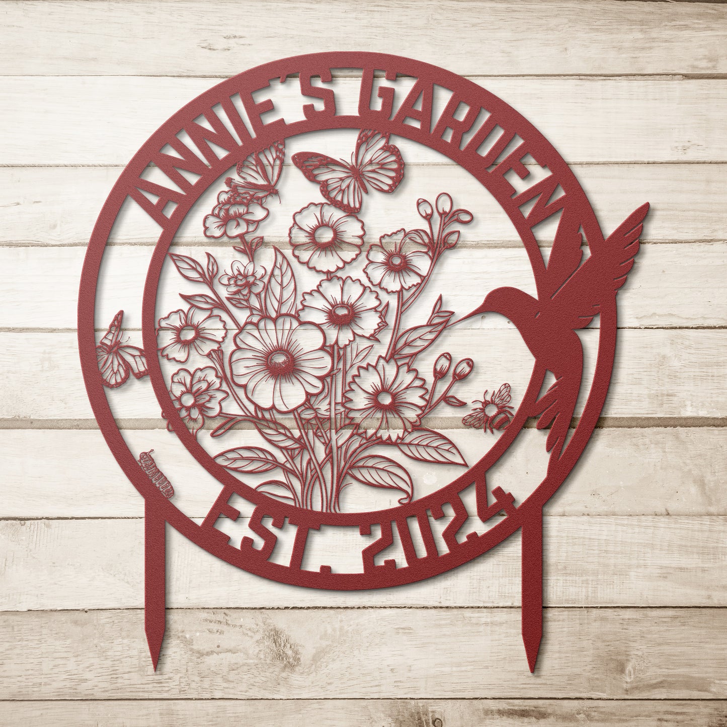 Personalized Garden Sign Stake
