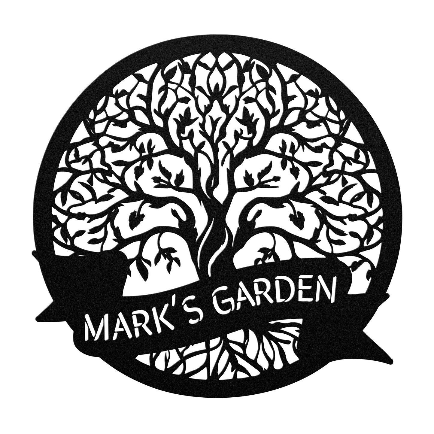 Personalized Garden Tree Sign