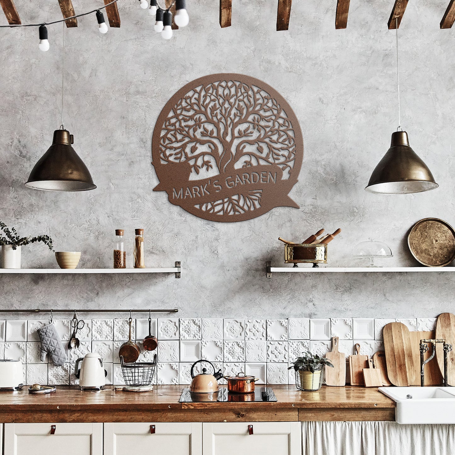 Personalized Garden Tree Sign