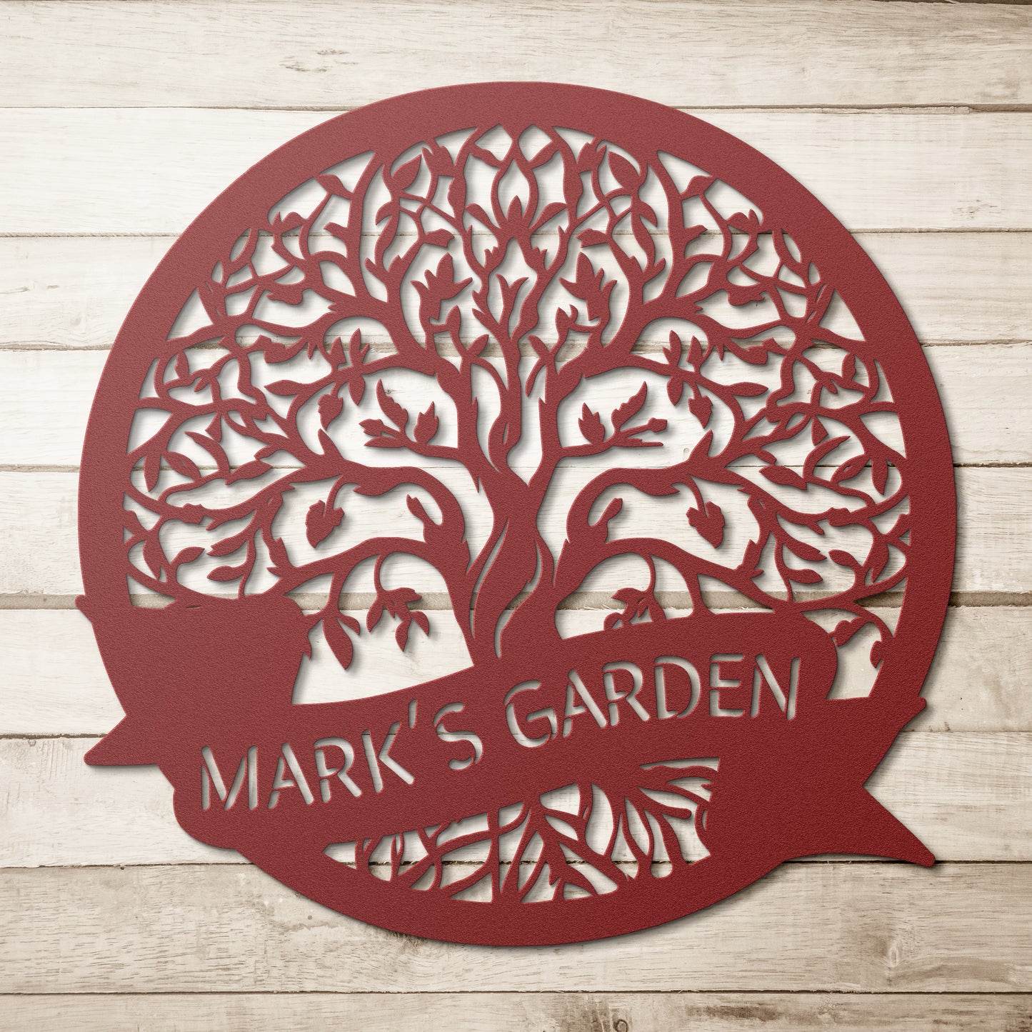 Personalized Garden Tree Sign