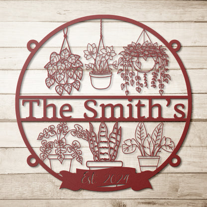 Personalized Plant Sign