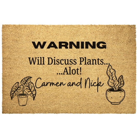 Will discuss Plants